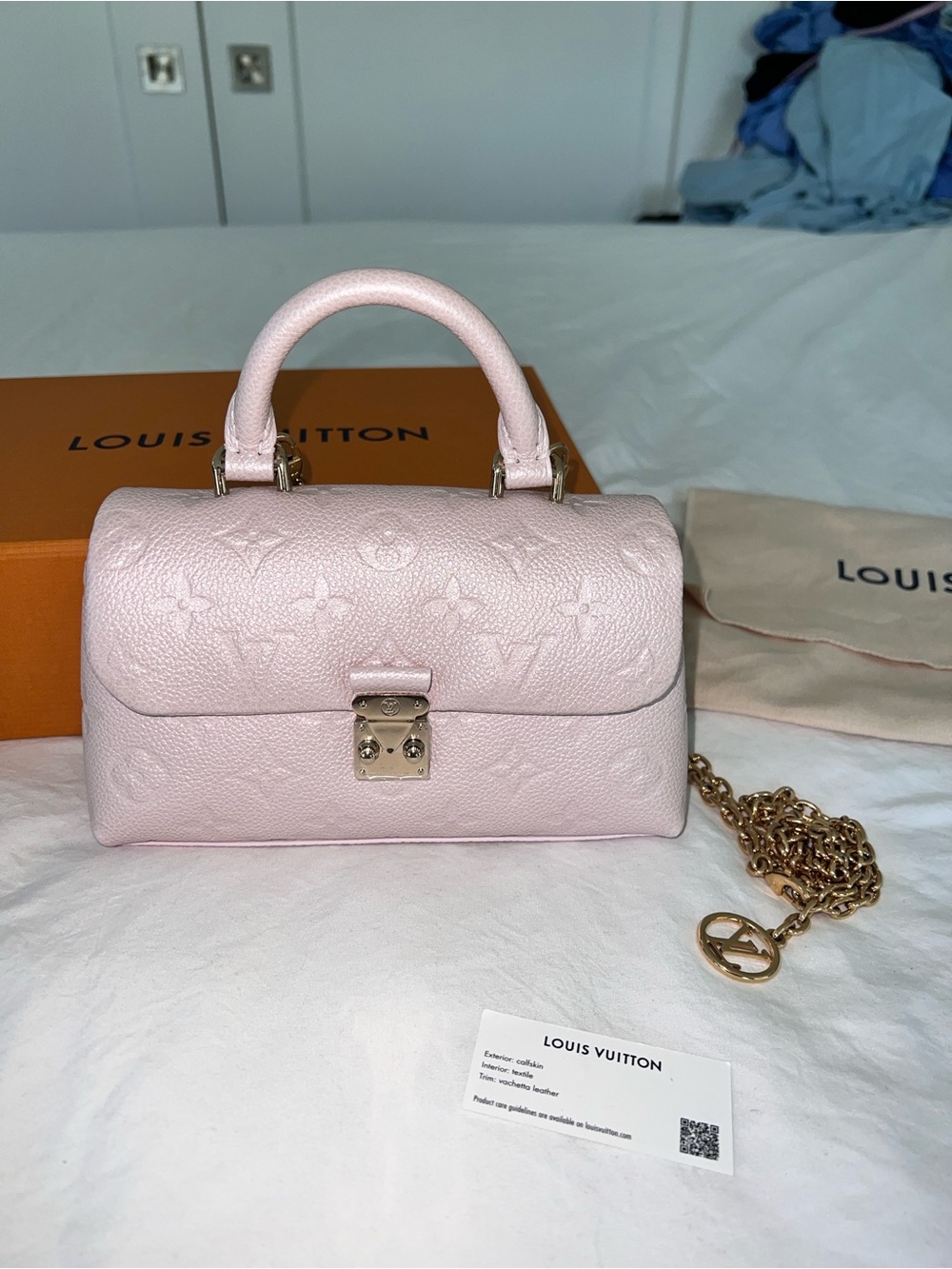Louis Vuitton Snowy Pearl Nano Madeleine